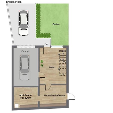ארפורט Bohnapartments - Town House Am Stadtpark - Gratis Parkplatz - Wlan מראה חיצוני תמונה