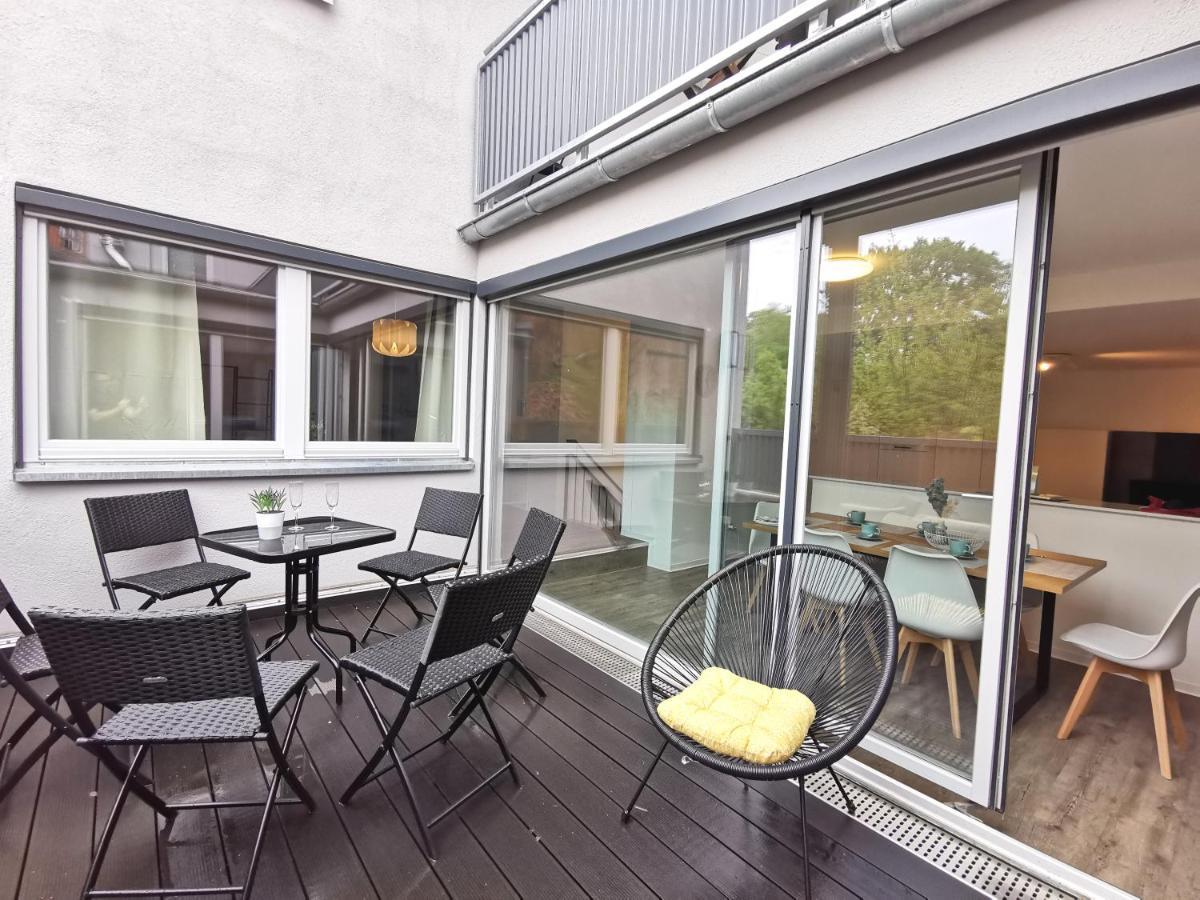 ארפורט Bohnapartments - Town House Am Stadtpark - Gratis Parkplatz - Wlan מראה חיצוני תמונה